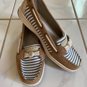 Sperry Top-sider Linen Cherubfish Shoes Womens 8